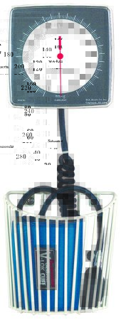 Sphygmomanometer Aneroid with Basket Calibrated  .. .  .  